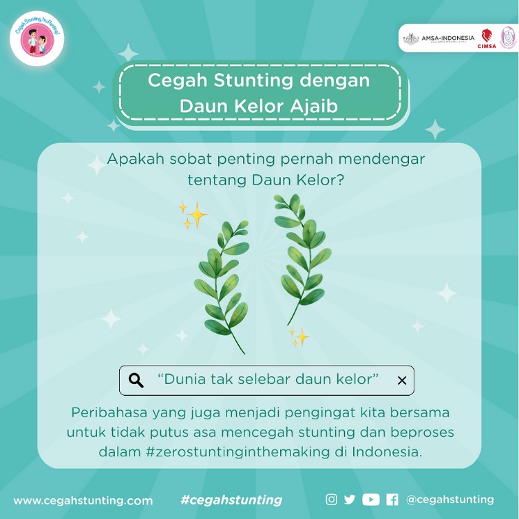 Daun kelor untuk gizi