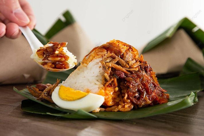 Daun pisang bungkus alami
