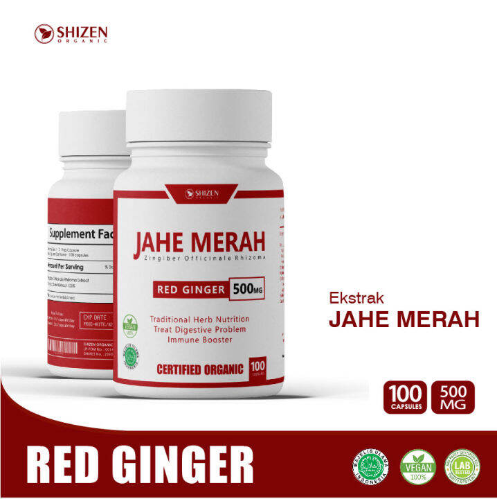 Jahe merah untuk otak