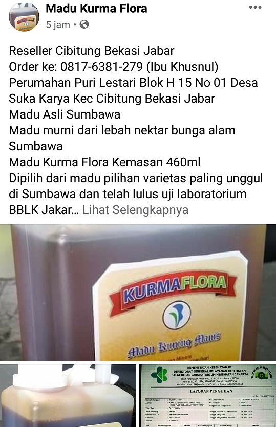 Madu penambah stamina