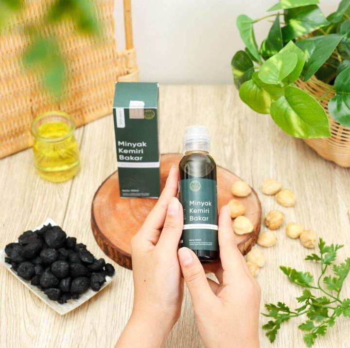 Minyak kemiri rambut hitam