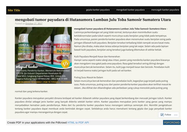 obat herbal untuk kanker payudara